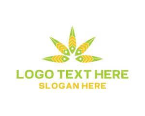 Star Cannabis Weed logo design
