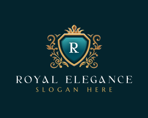 Premium Royal Shield logo design