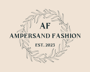 Elegant Wreath Fashion logo design