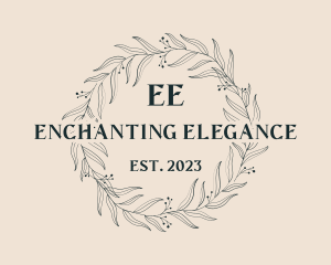 Elegant Wreath Fashion logo design