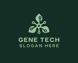 Leaf Biotech Laboratory logo design