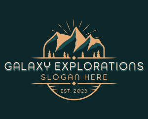 Mountain Travel  Adventure logo design