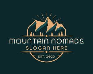 Mountain Travel  Adventure logo design