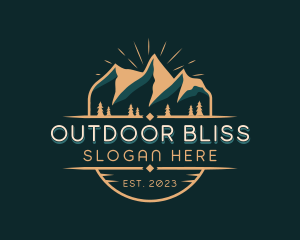 Mountain Travel  Adventure logo design