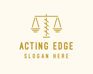 Legal Attorney Scales logo design