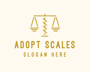 Legal Attorney Scales logo design