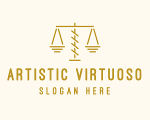 Legal Attorney Scales logo design