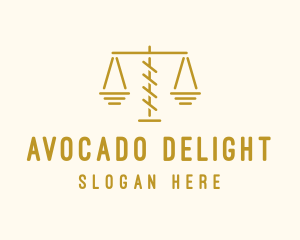 Legal Attorney Scales logo design