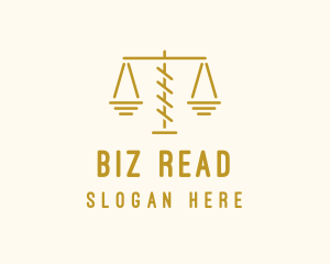 Legal Attorney Scales logo design