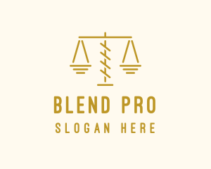 Legal Attorney Scales logo design