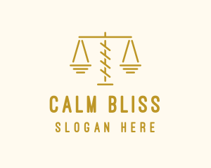 Legal Attorney Scales logo design