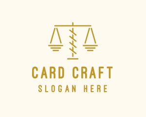 Legal Attorney Scales logo design