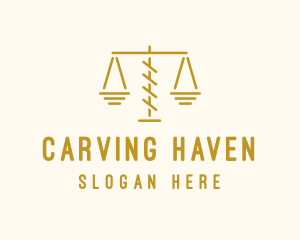 Legal Attorney Scales logo design