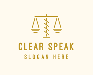 Legal Attorney Scales logo design