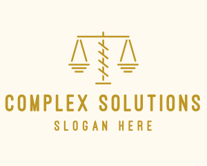 Legal Attorney Scales logo design