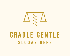 Legal Attorney Scales logo design