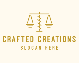 Legal Attorney Scales logo design