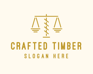 Legal Attorney Scales logo design