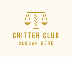 Legal Attorney Scales logo design