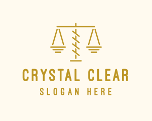 Legal Attorney Scales logo design