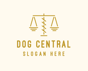 Legal Attorney Scales logo design