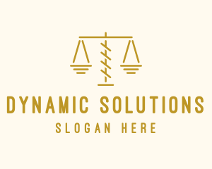 Legal Attorney Scales logo design