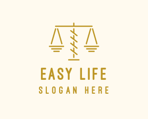 Legal Attorney Scales logo design