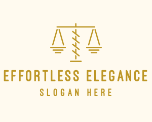 Legal Attorney Scales logo design