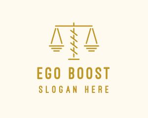 Legal Attorney Scales logo design