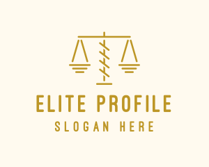 Legal Attorney Scales logo design