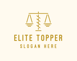 Legal Attorney Scales logo design