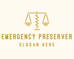 Legal Attorney Scales logo design