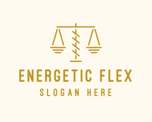 Legal Attorney Scales logo design