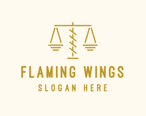 Legal Attorney Scales logo design