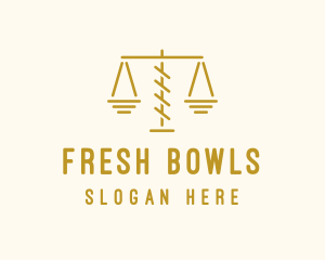 Legal Attorney Scales logo design