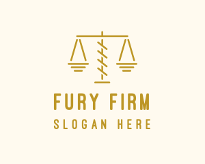 Legal Attorney Scales logo design