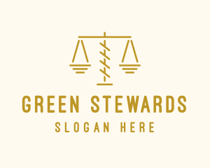 Legal Attorney Scales logo design