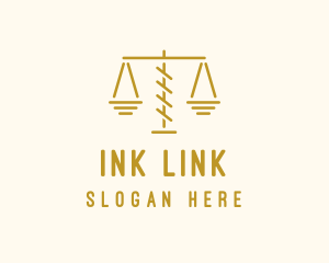 Legal Attorney Scales logo design