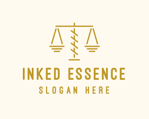 Legal Attorney Scales logo design