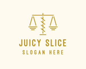 Legal Attorney Scales logo design