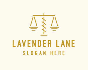 Legal Attorney Scales logo design