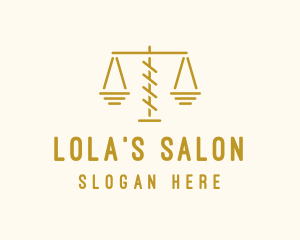 Legal Attorney Scales logo design