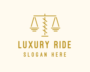 Legal Attorney Scales logo design