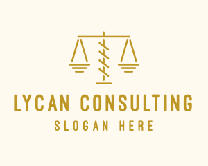 Legal Attorney Scales logo design