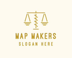 Legal Attorney Scales logo design