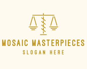 Legal Attorney Scales logo design