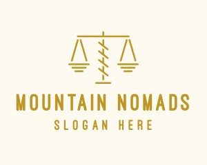 Legal Attorney Scales logo design