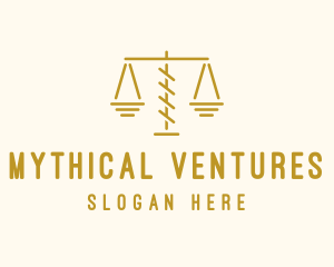 Legal Attorney Scales logo design