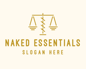 Legal Attorney Scales logo design