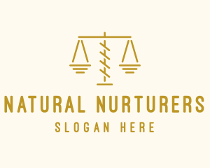 Legal Attorney Scales logo design